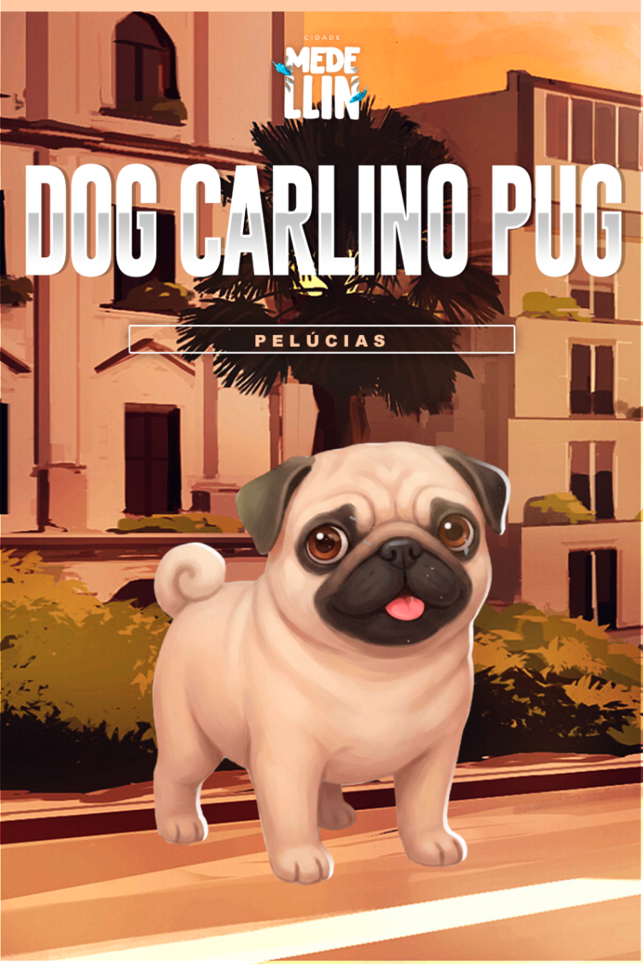 DOG CARLINHO PUG