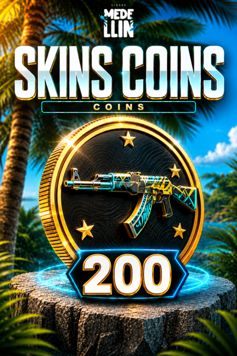 SKINS COINS (200 UNIDADES)