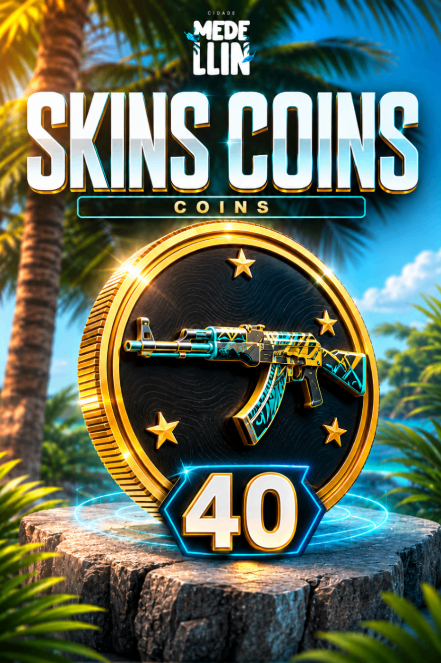 SKINS COINS (40 UNIDADES)