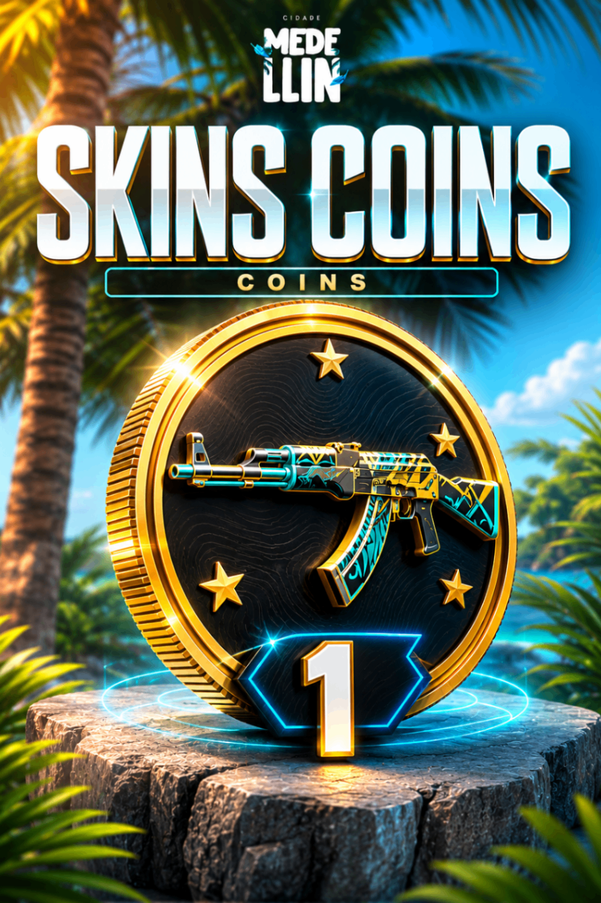 SKINS COINS (1 UNIDADE)