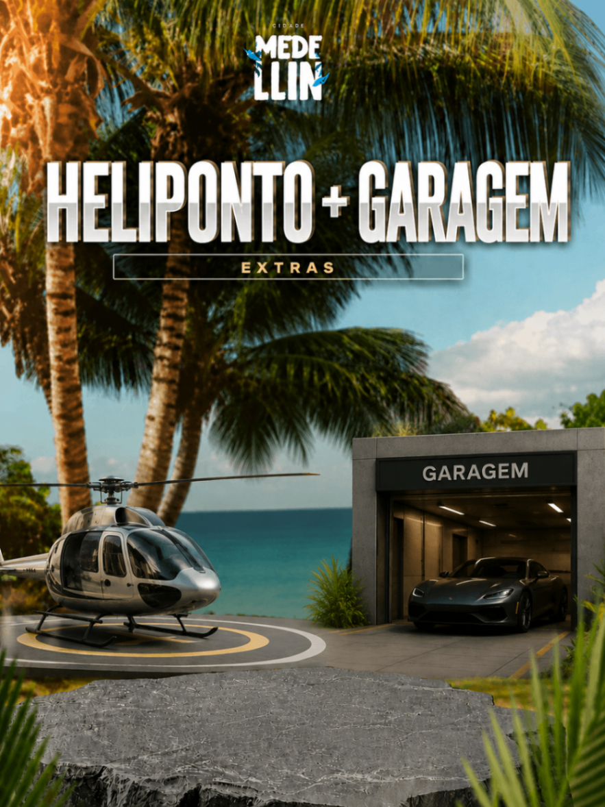HELIPONTO + GARAGEM