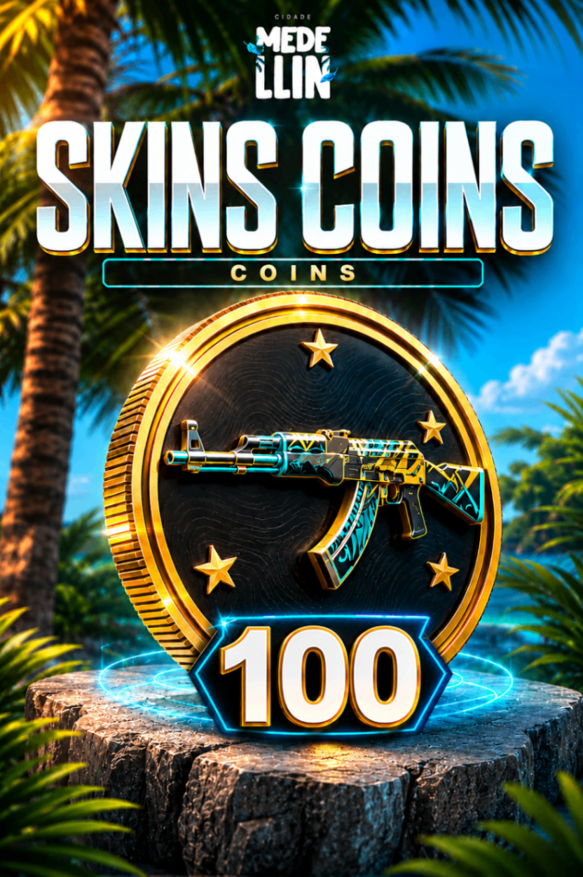 SKINS COINS (100 UNIDADES)